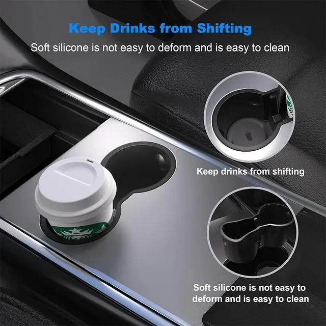 Center Console Storage Box for Tesla Model Y 4