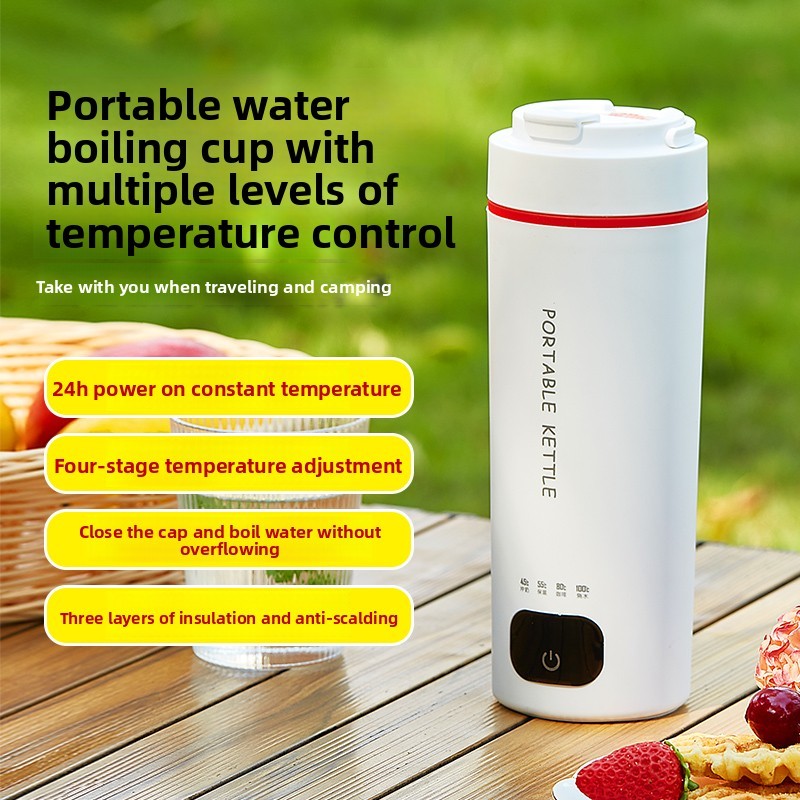 Tragbarer 500-ml-Wasserkocher mit Temperaturregelung 2