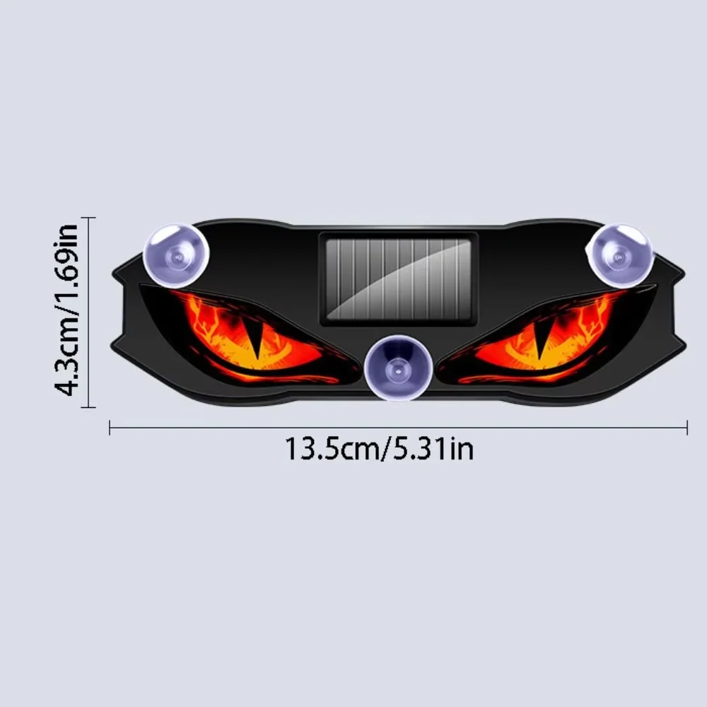 Solar Demon Eye Warning Light for Cars 4
