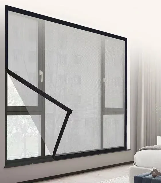 Adjustable Self-Adhesive Mosquito Window Net 2