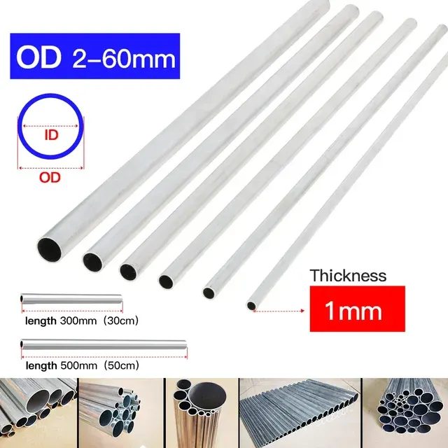 Round 6063 Aluminum Alloy Tube 2
