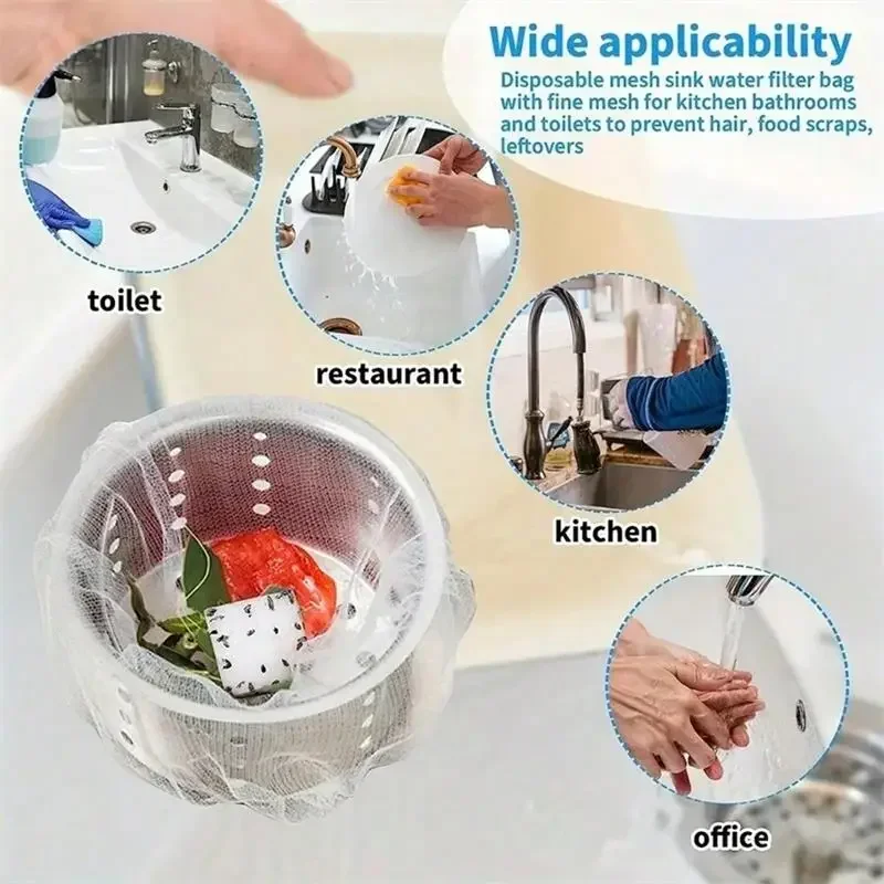 Disposable Kitchen Sink Strainer Mesh Bags 4