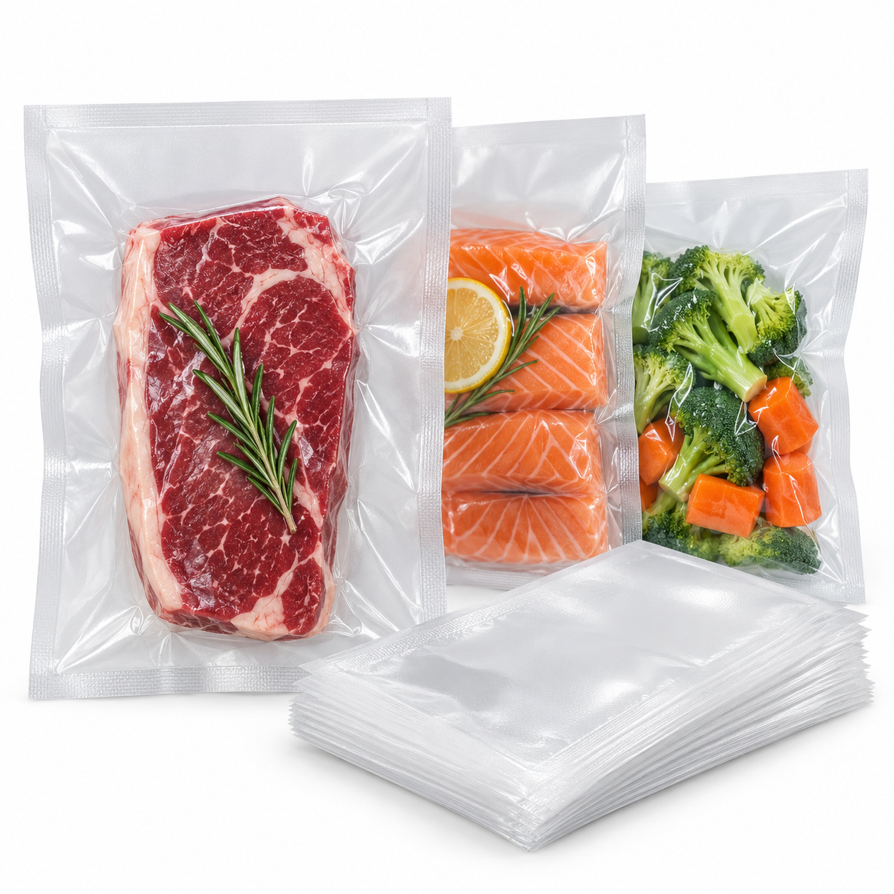 25kg Capacity Vacuum Storage Bags With Pump Plastic