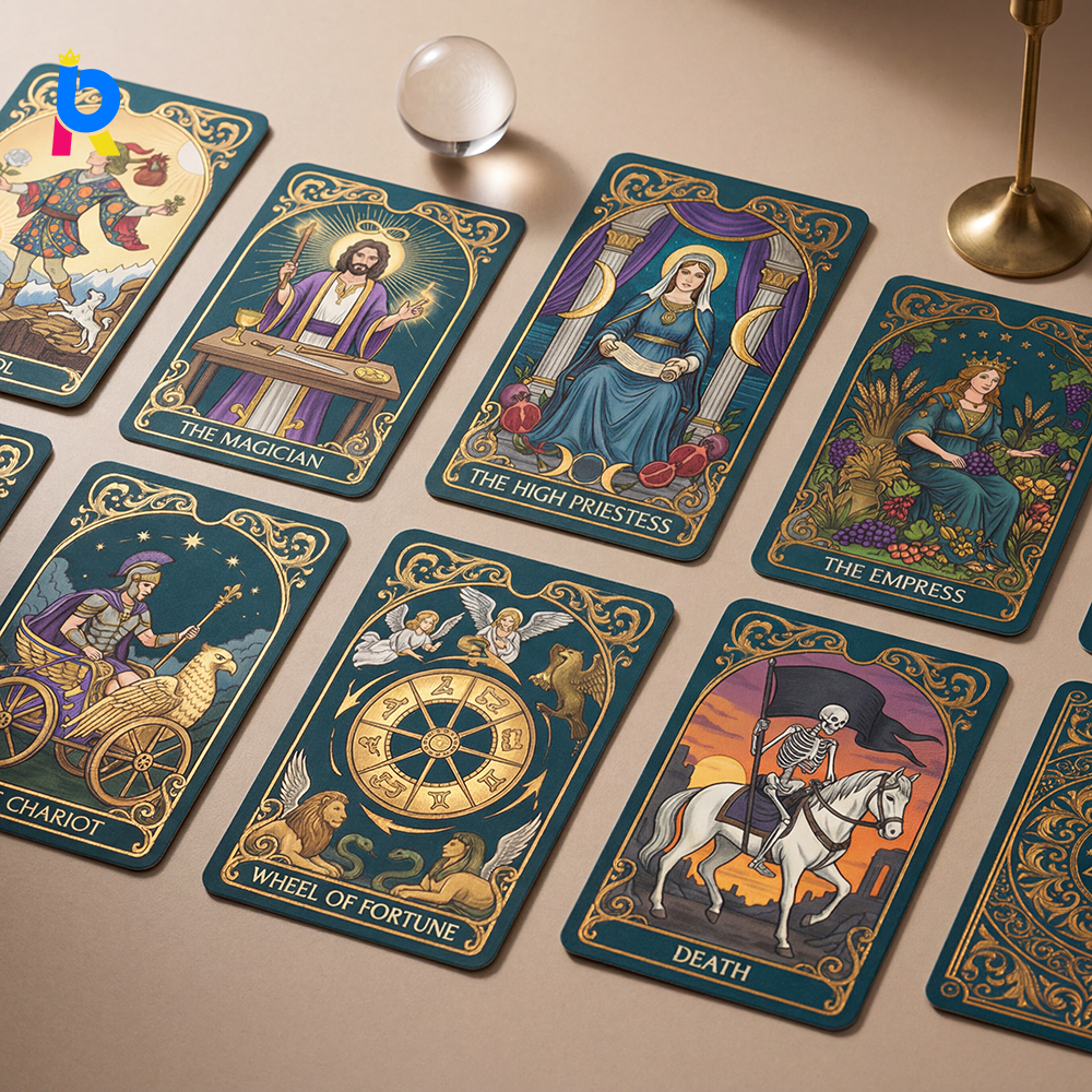 Leinen-Tarot-Karten 3