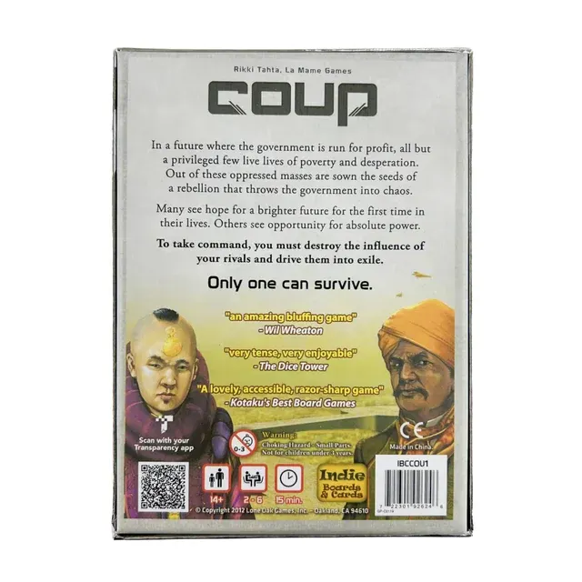 Coup Reformation Expansion Card Game 4