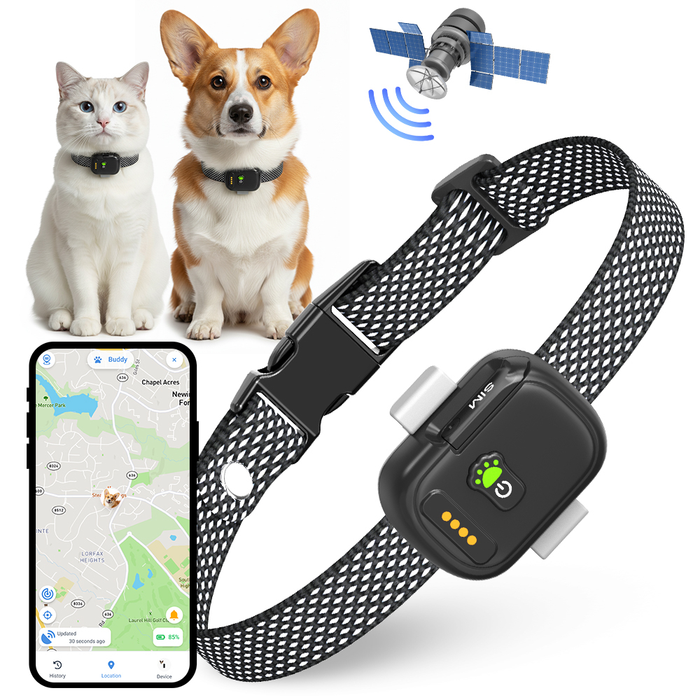 4G-GPS-Haustier-Tracker IPX7 wasserdicht