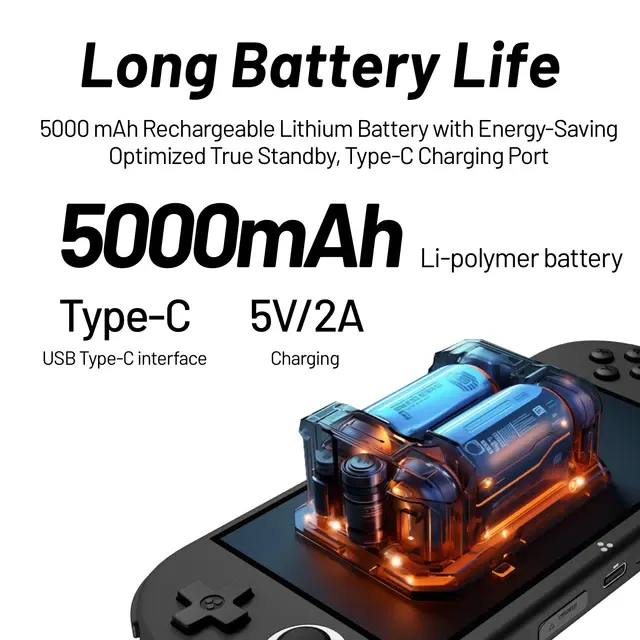 Handheld Game Console with 4.96-Inch Screen 3