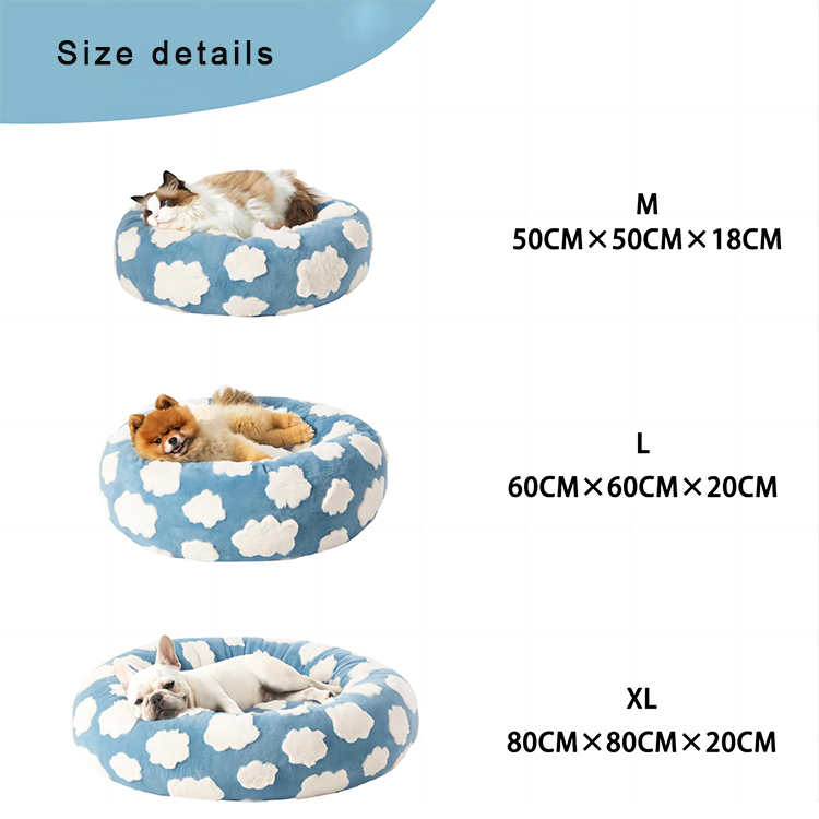 Waschbares Katzenbett mit abnehmbarem Bezug 4