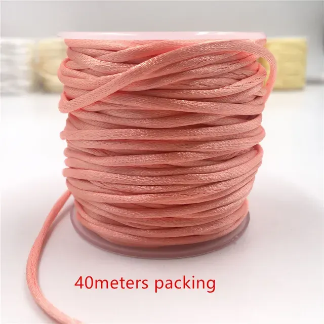 2 mm Rattail Satin Cord, 10–25 m 4