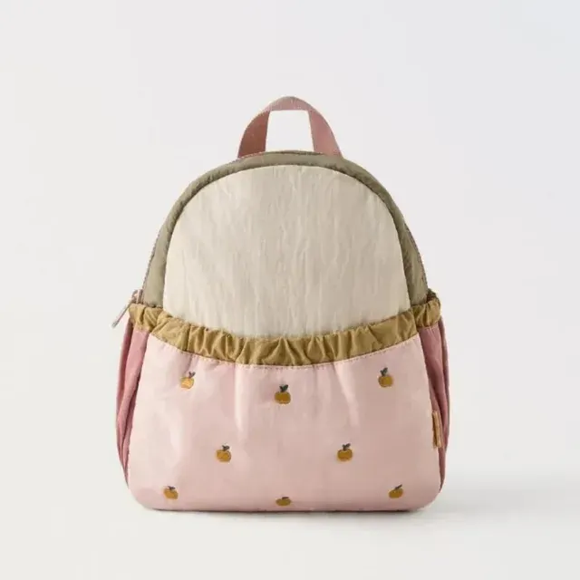 Kindergarten Backpack with Apple Embroidery 1