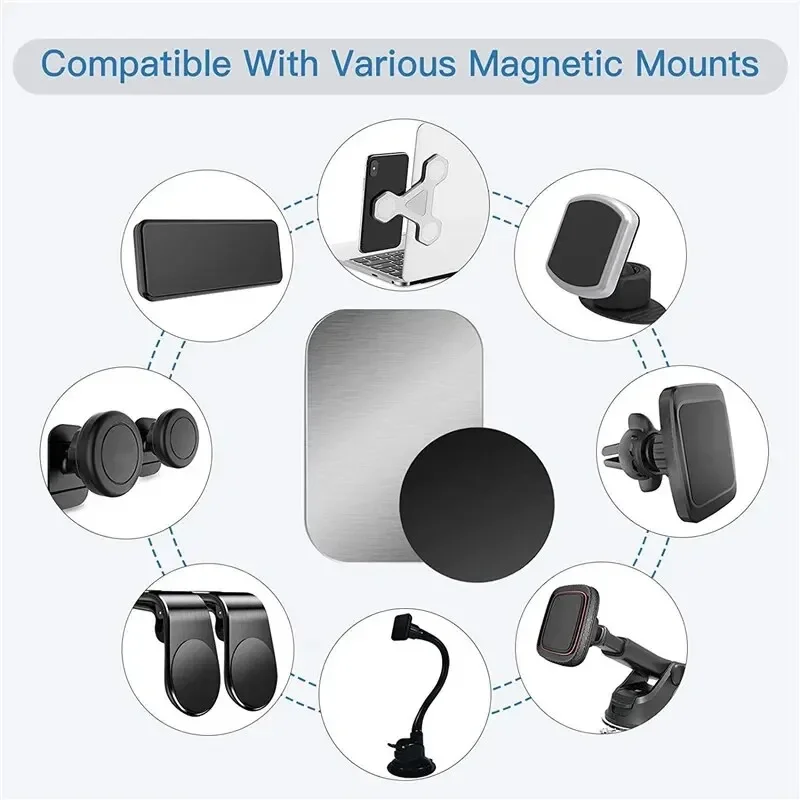 Round Metal Plate for Magnetic Mounts 3