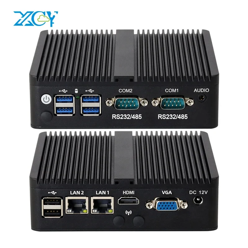 Intel Celeron Lüfterloser Industrieller IoT-Mini-PC J6412 J2900 J1900