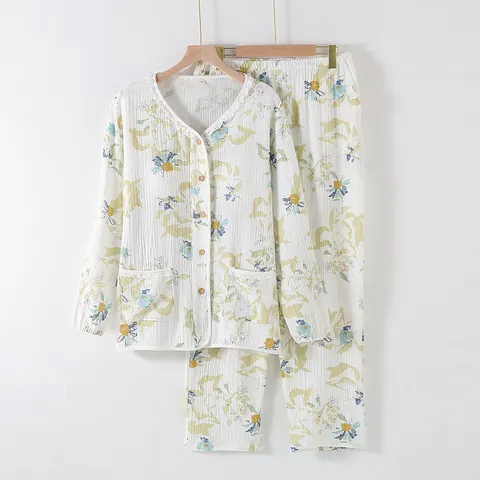 Baumwoll-Homewear-Anzug