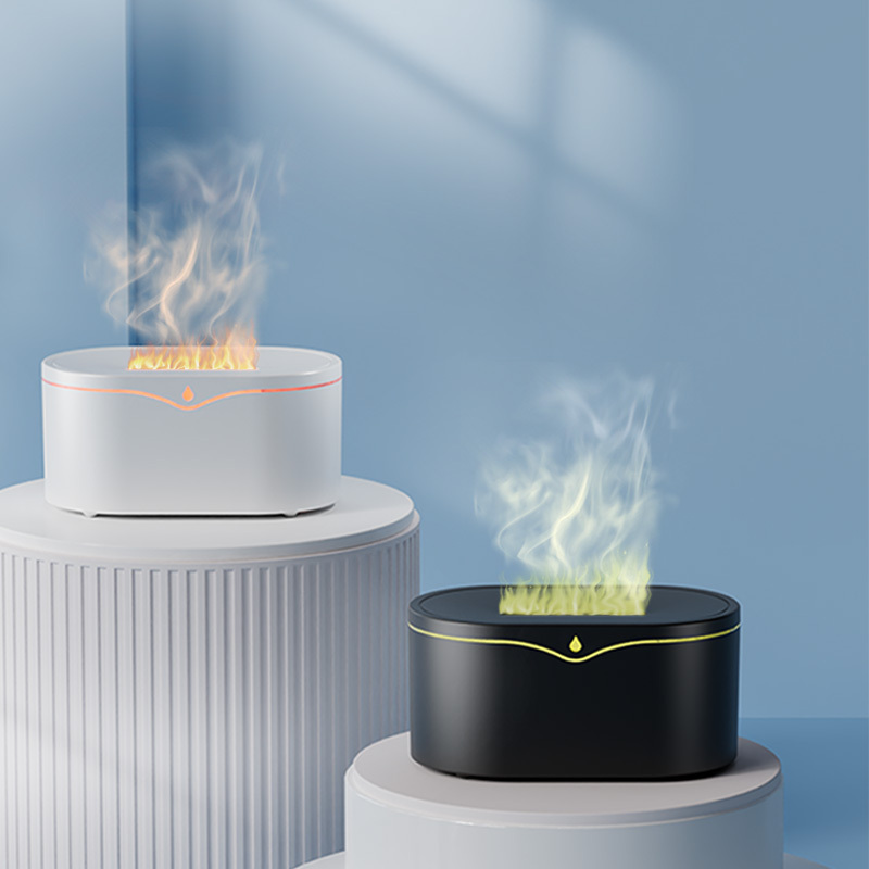 Simulation Flame Humidifier Aromatherapy Machine Usb Ultrasonic Essential