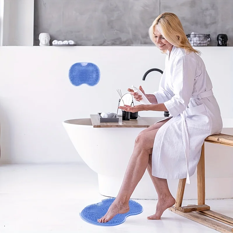 1 Stück Rutschfestes Dusch-Fußwäscher-Massagegerät – Peeling-Pads zur Förderung 4