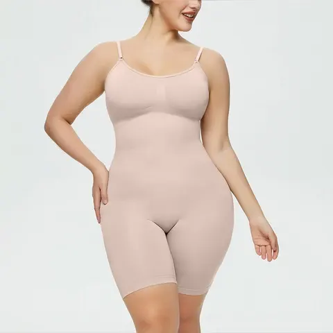 Seamless Tummy Control Shapewear Bodysuit for Women