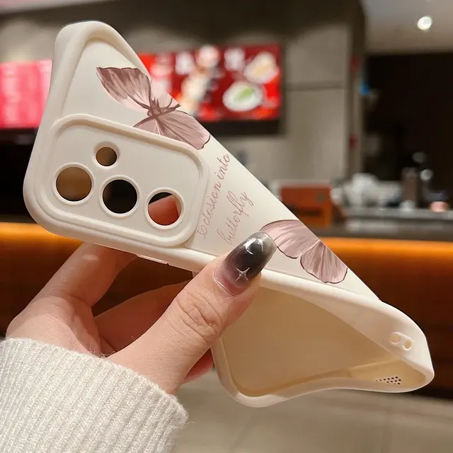 Golden Butterfly Soft TPU Phone Case 2