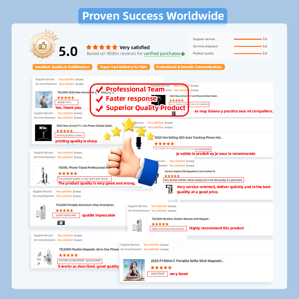 Q515TK 1.8M Aluminum Alloy Smart AI Selfie Stick 4
