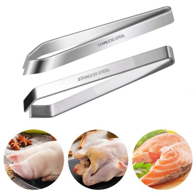 1 Stücke 430 Edelstahl Fisch Knochen Pinzette Zange
