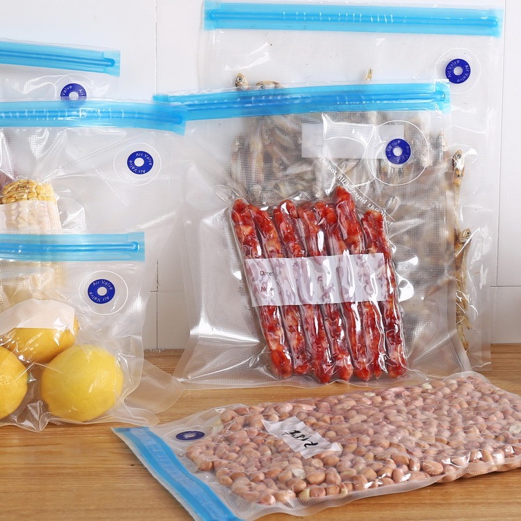 Reusable Vacuum Zipper Bags with Air Valve 2