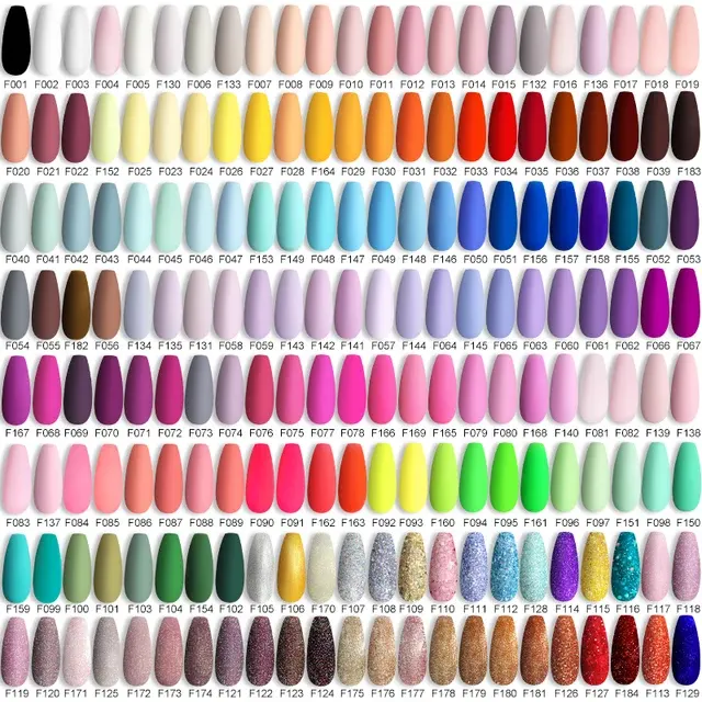 129-Color Gel Nail Polish Set, 7ml 3