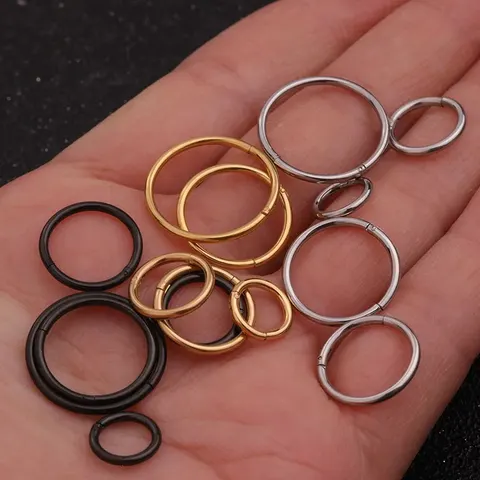 Stainless Steel Studs Closed Earrings