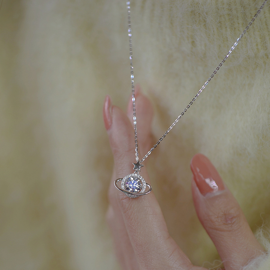 Cosmic Planet Star Luxury Necklace for Women 2