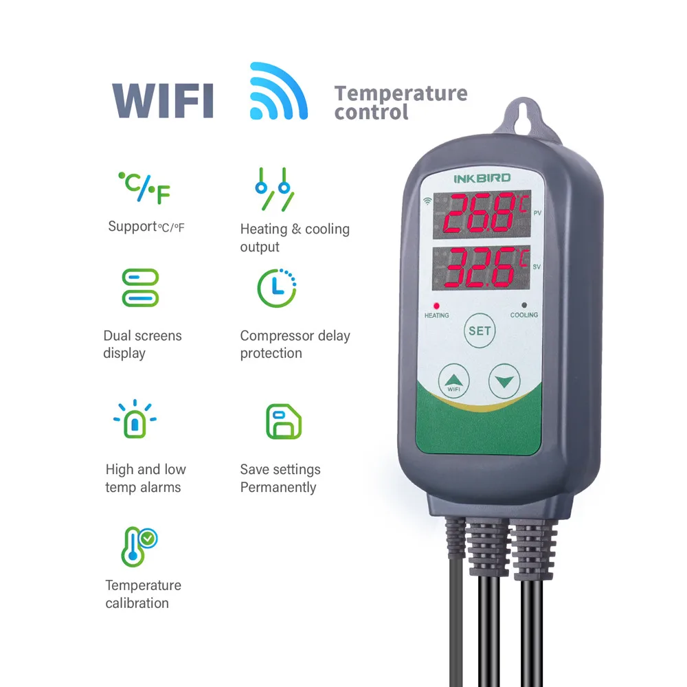 INKBIRD ITC-308 & 308WIFI Eu-stecker Digitale Temperatur Thermostat 3