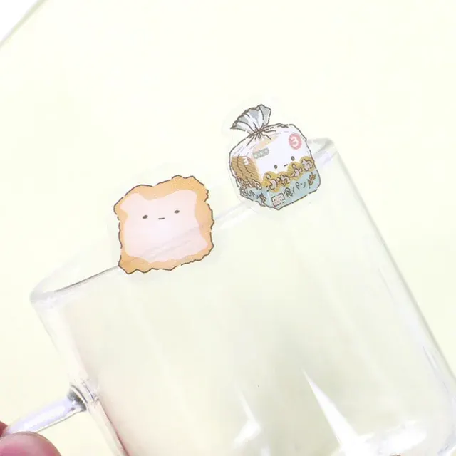 Waterproof Transparent Kawaii Stickers, 6 Pack 4
