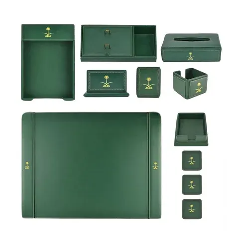 Saudi Arabia Government Executive Office Green Leather 8