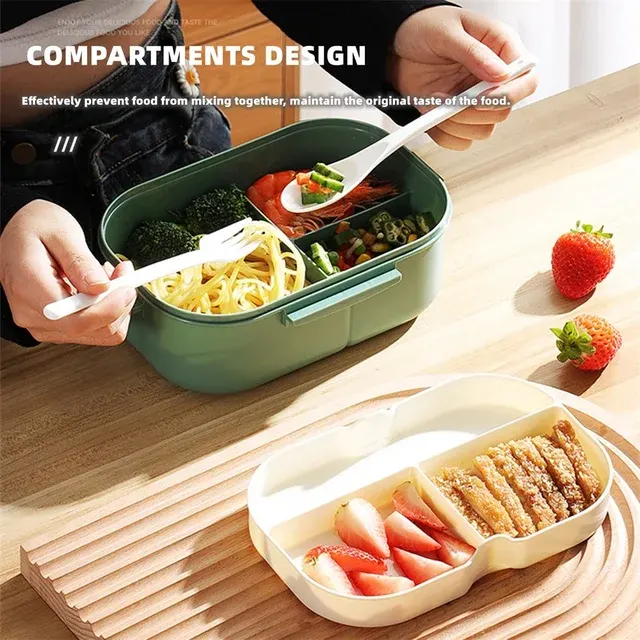 Leakproof Bento Lunch Box with Cutlery 1200ML 4