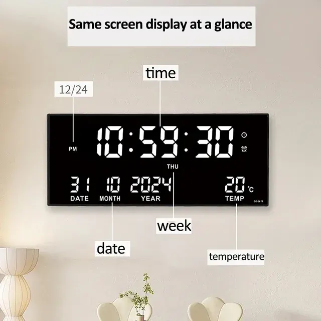 Digital Wall Clock 2