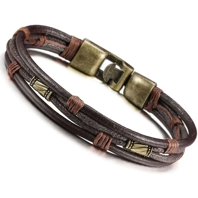Braided Leather Bracelet 1