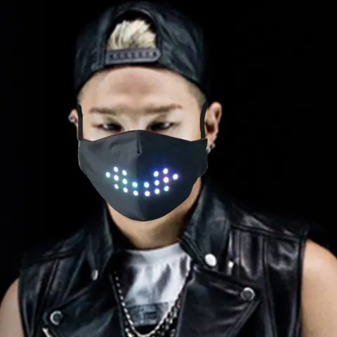 LED Voice-Controlled Party Light Mask