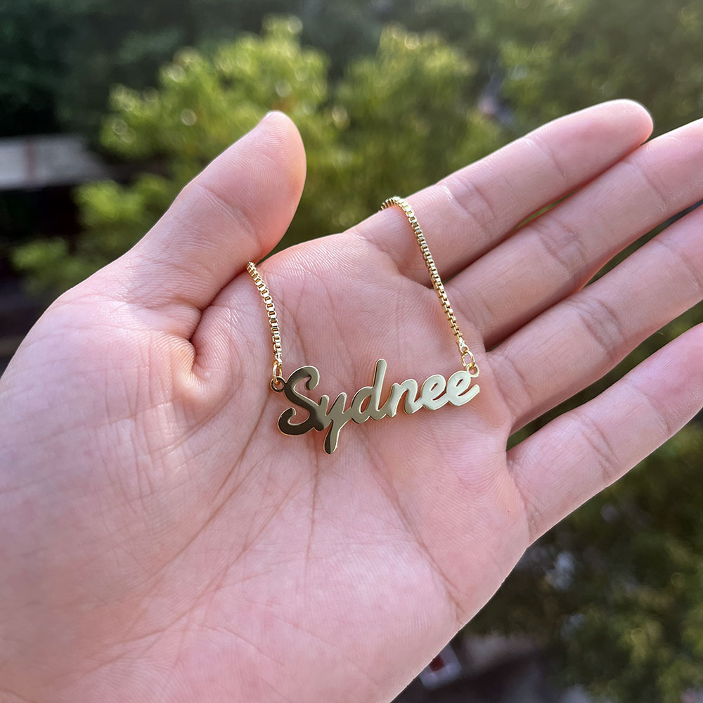 Stainless Steel Personalized Name Necklace for Women 2