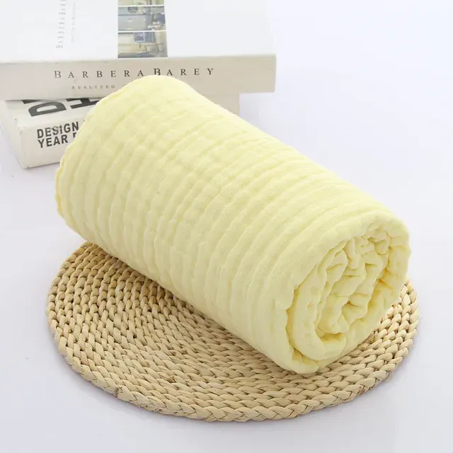 6-Layer Animal Print Muslin Baby Blanket 2