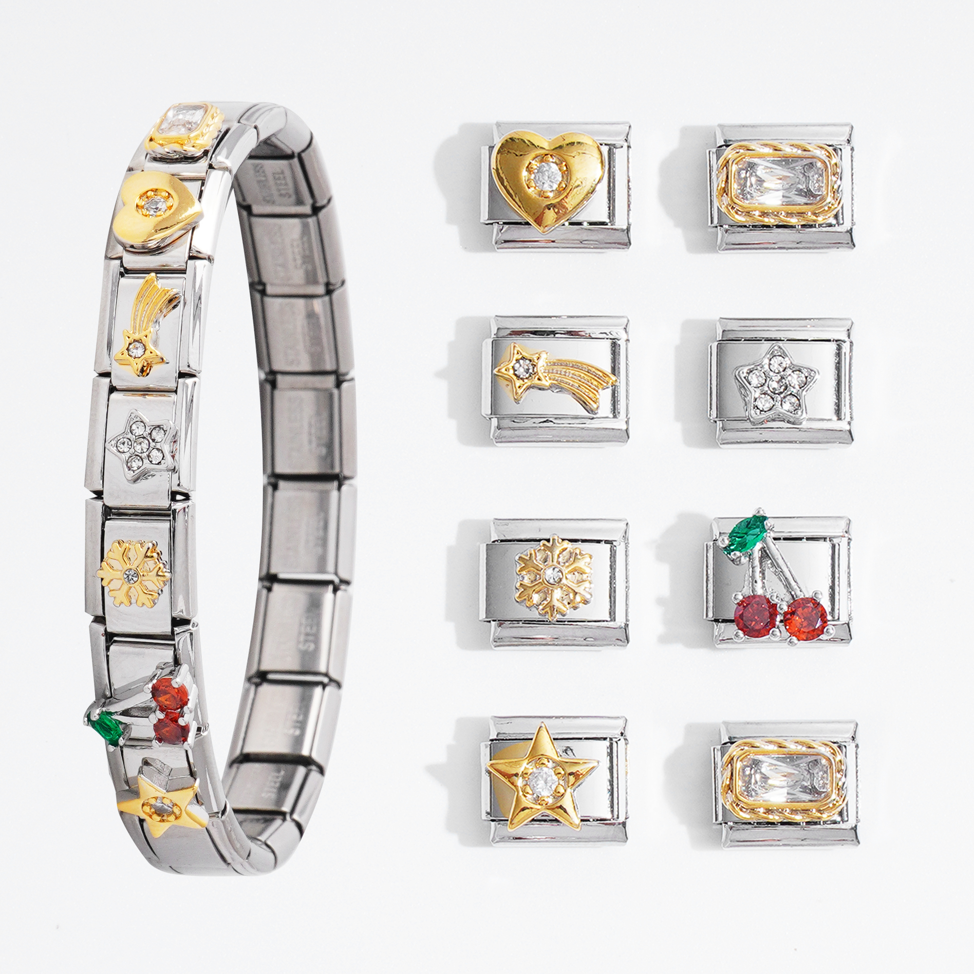 DIY Stainless Steel Charm Bracelet 4