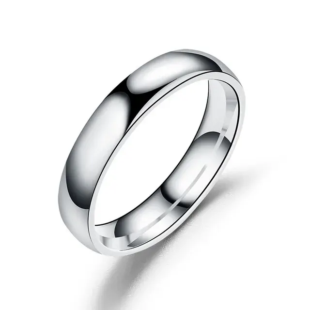 High-Polish Titanium Ring 4