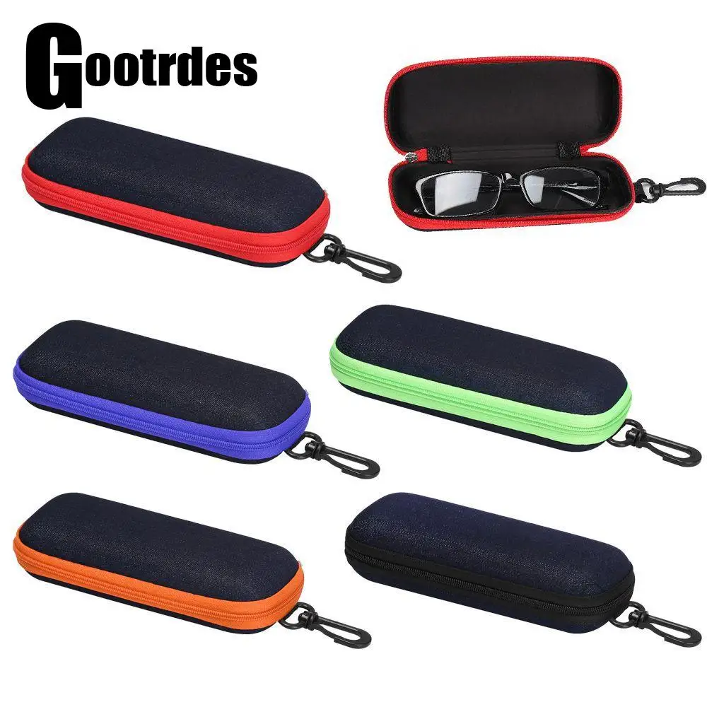 Denim Zipper Eyewear Case