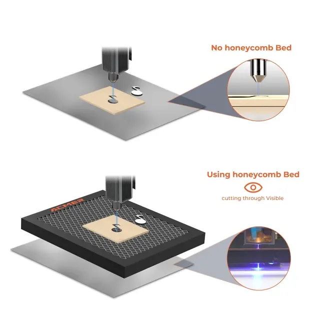 Laser Honeycomb Bed 4