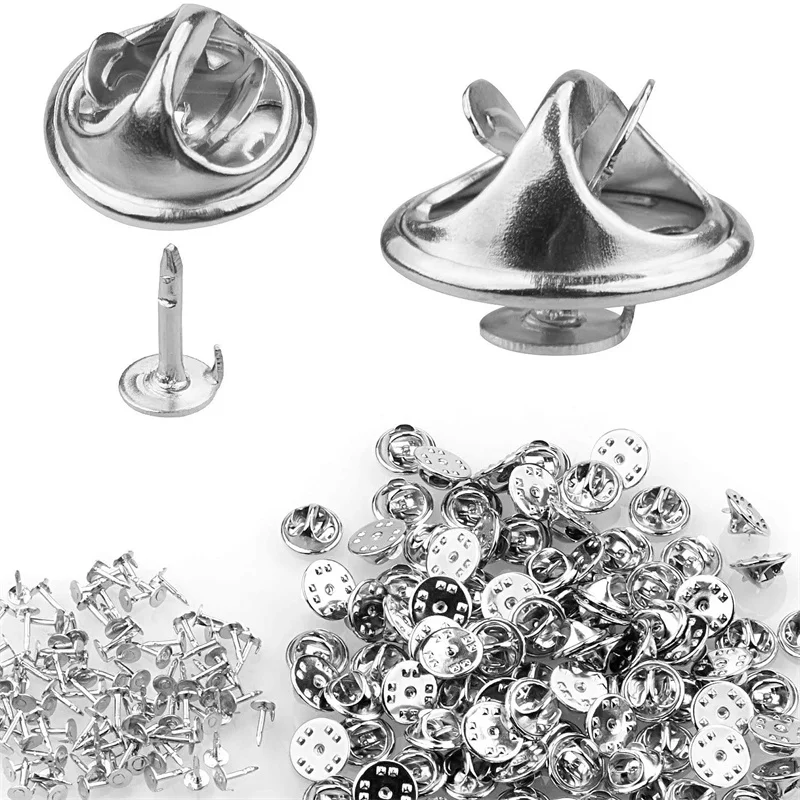 Metall-Brosche-Rückenhalter, 100 Stück 2