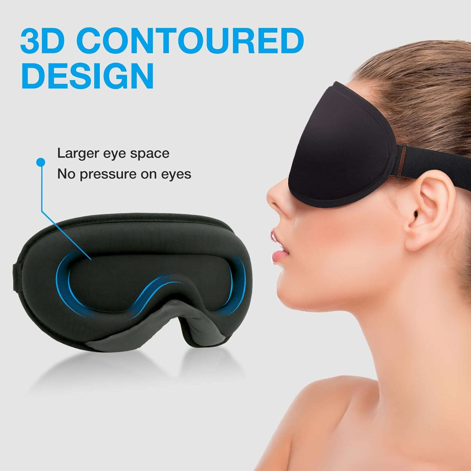 3D Memory Foam Stereoscopic Eye Cover 2