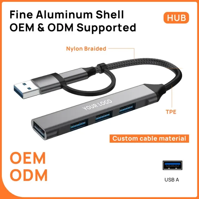 USB-C Hub Dual-Head 4-in-1 Erweiterungsdock 2