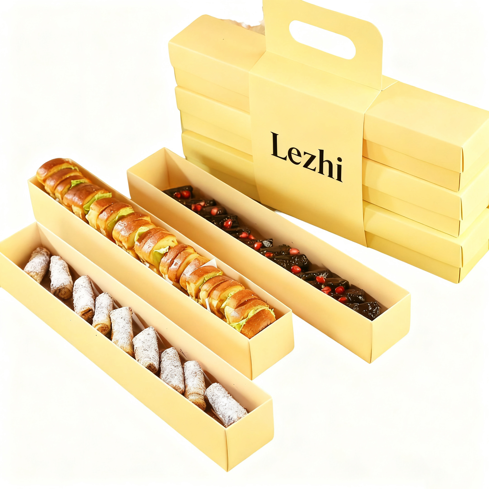 Arabische Take-away-Bäckereibox mit Griff 3