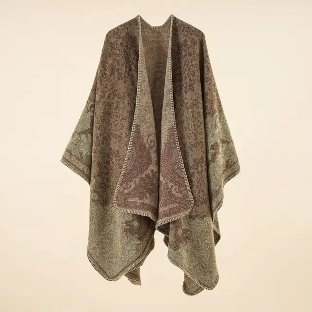 Cashmere Poncho 3