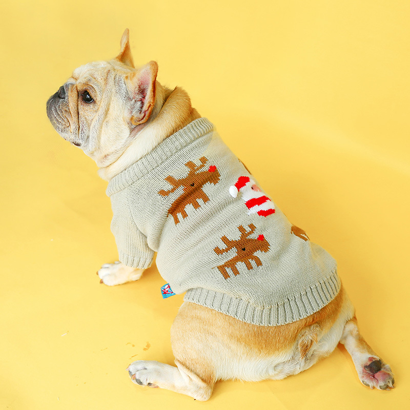 Hunde-Weihnachtspullover
