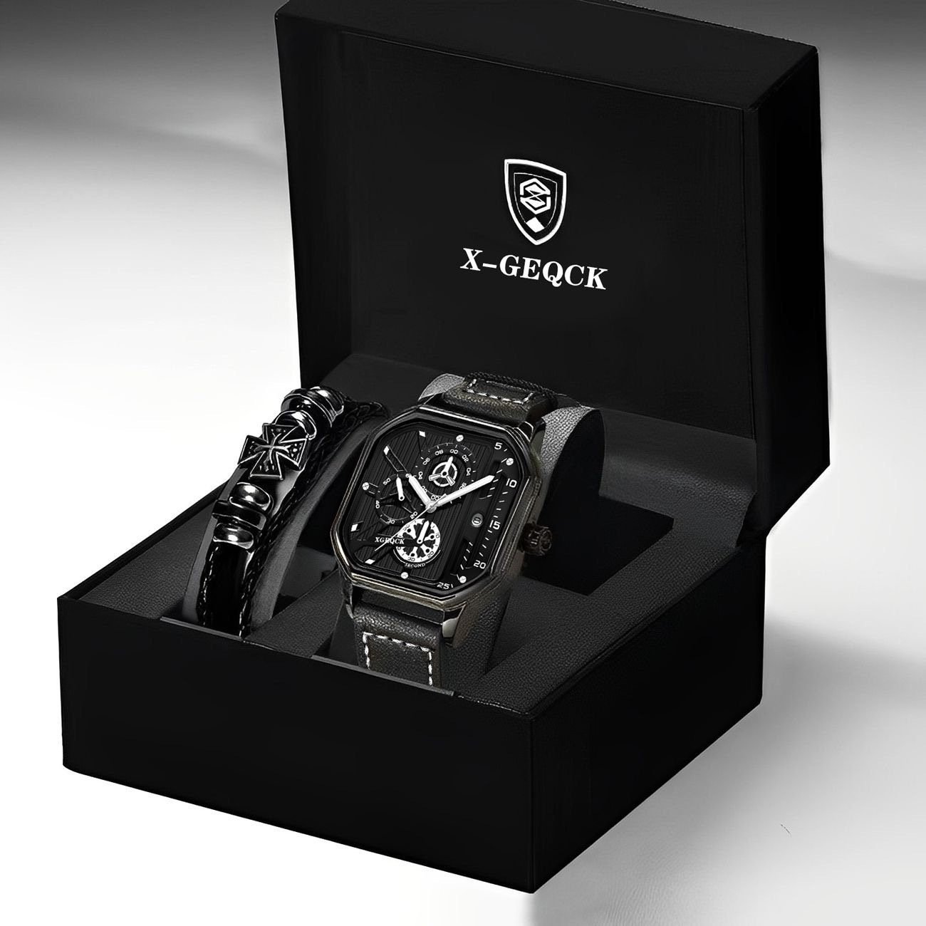 Waterproof Men's Watch with Luminous Dial 3