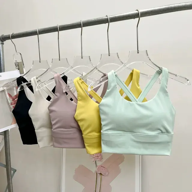 Shock-Resistant Training Fitness Bra with Back Design 3