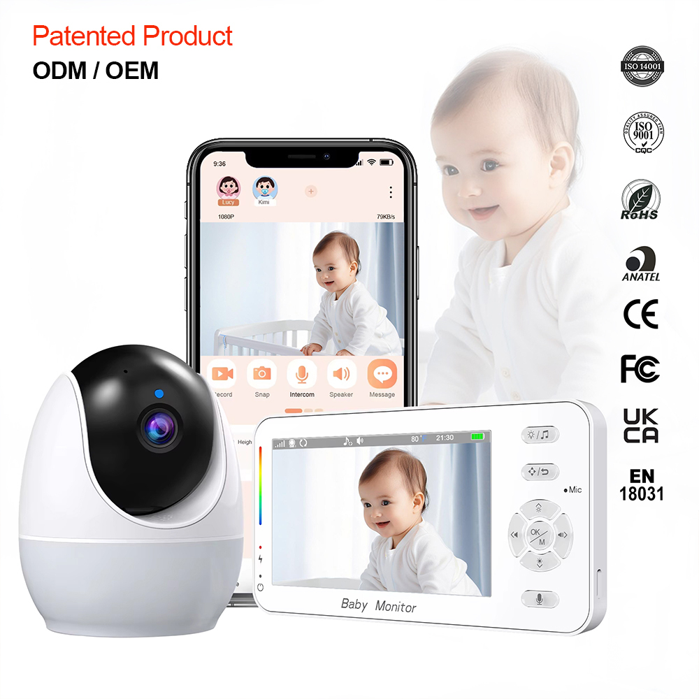 Digital 1920*1080p Wireless Vision Babyphone Camera 2.4G WLAN