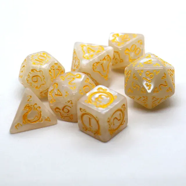 7-Piece Dragon DND Dice Set 3